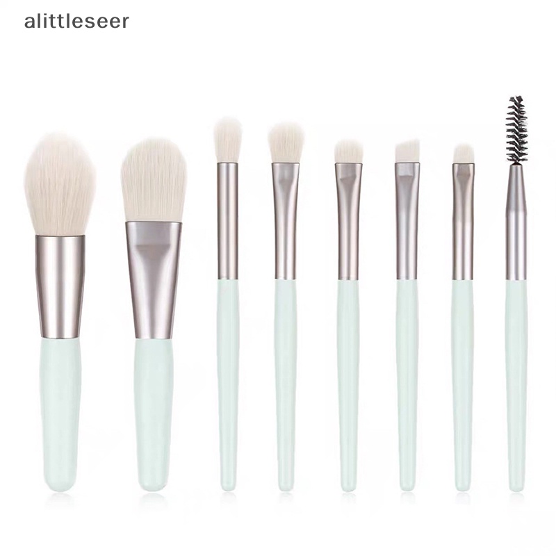 Er Set 8 Cọ Trang Điểm Nền / Phấn Mắt / Má Hồng Mềm Mịn