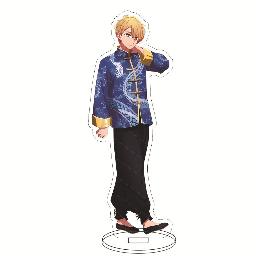 Mô hình Standee Hoshino Ai KeyChain Oshi No Ko Hoshino Rubii Hoshino Akuamarin decor góc học tập để bàn