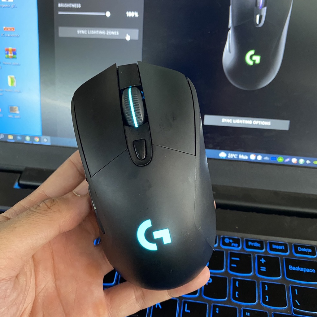 THT Chuột không dây bluetooth Logitech G703 Hero LIGHTSPEED - Chính hãng Logitech bảo hành 12 tháng