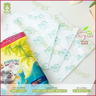 Lót phân su sơ sinh Mipbi gói 30 miếng, an toàn tiện lợi siêu tiết kiệm cho mẹ và bé Baby World