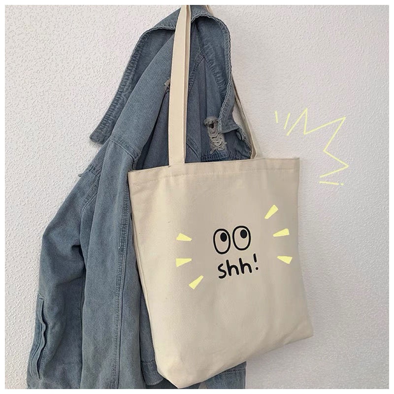 BOYASHI Túi Xách Đeo Vai Vải Bạt Thời Trang Hàn Cho Nữ