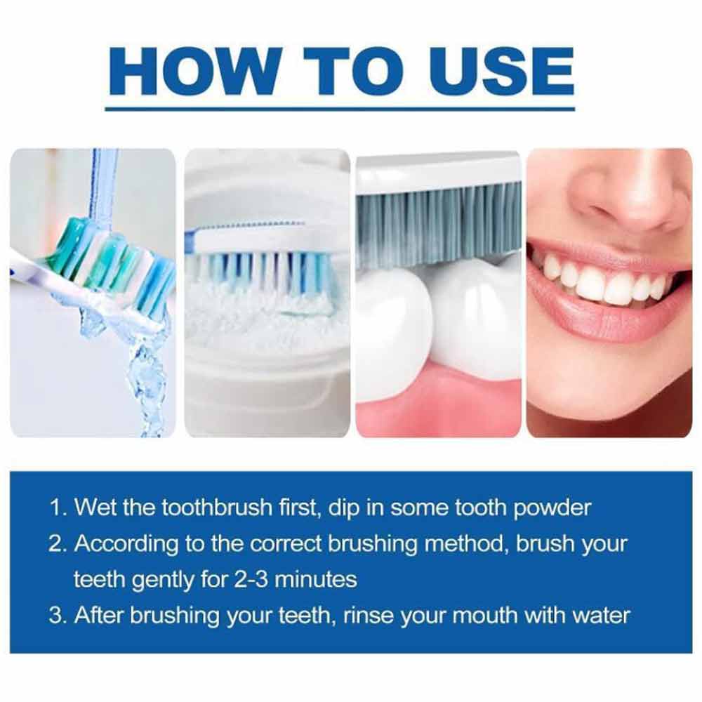 Teeth Whitener Whitening Organic Activated Coconut Charcoal Powder/Serbuk Arang Pemutih Gigi