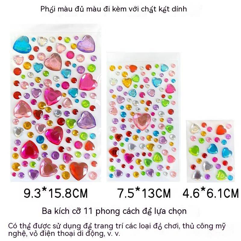 Hình Dán Trang Trí Họa Tiết Hoạt Hình Dễ Thương Cho Bé