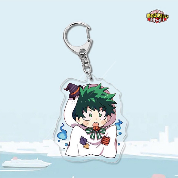 Hoạt hình ngoại vi acrylic móc khóa My Hero Academia 2 Midoriya Izuku khuôn viên trường sáng tạo trang sức món quà nhỏ