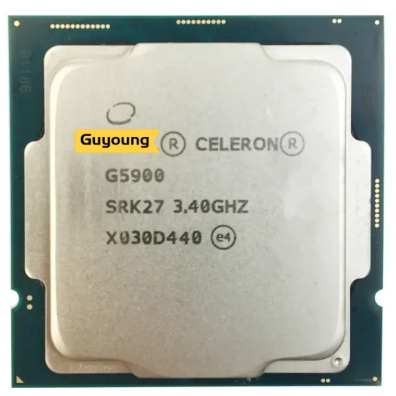Bộ xử lý CPU hai lõi kép YZX Celeron G5900 3,4 GHz 2M 58W LGA 1200
