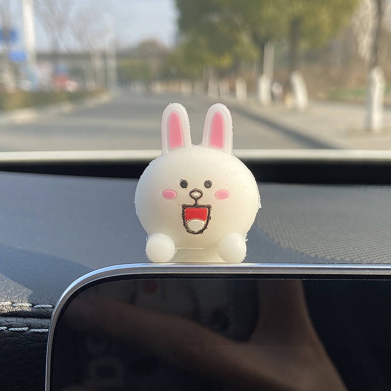 Car Decoration Car Interior Decoration Advanced Sense Dashboard Decoration Display Screen Car New High-End Elegant Cute car interior accessories