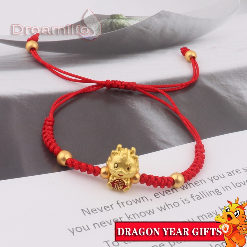 Vòng Tay Bện Dây Đỏ May Mắn Cho Cặp Đôi