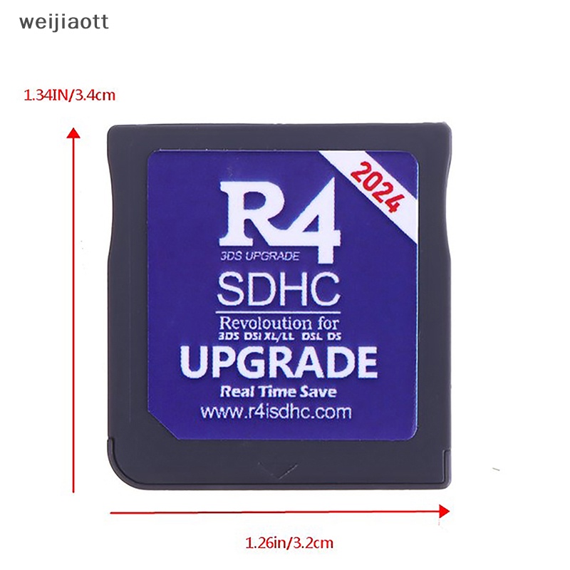 Thẻ Nhớ Chính Hãng weijiaott r4 sdhc 250 + Cho nintendo ds / dsi Và 3ds / 2ds / n2dsxl vn