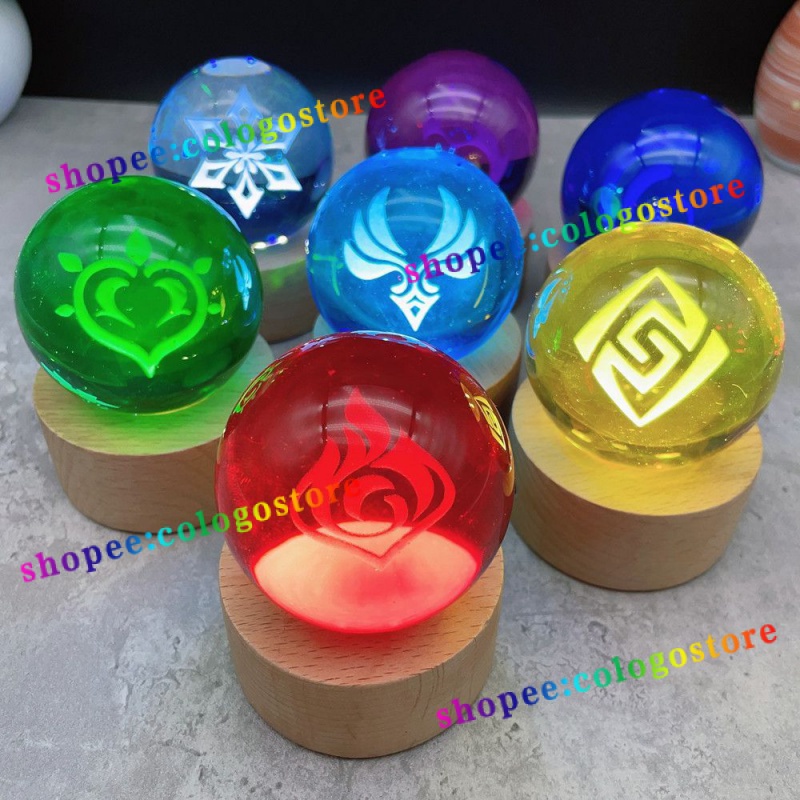 Genshin Quả Cầu Pha Lê Hóa Trang Nhân Vật Anime cryo Nendoroid