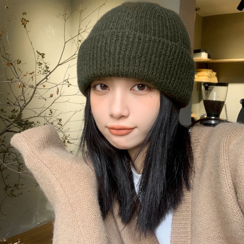 Mũ Len Dệt Kim Giữ Ấm Tai Mùa Đông Cho Cặp Đôi