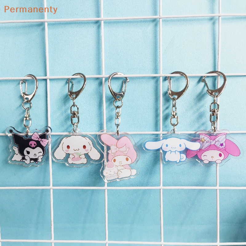 Móc Khóa acrylic Hình melody kuromi Cinnamoroll Dễ Thương