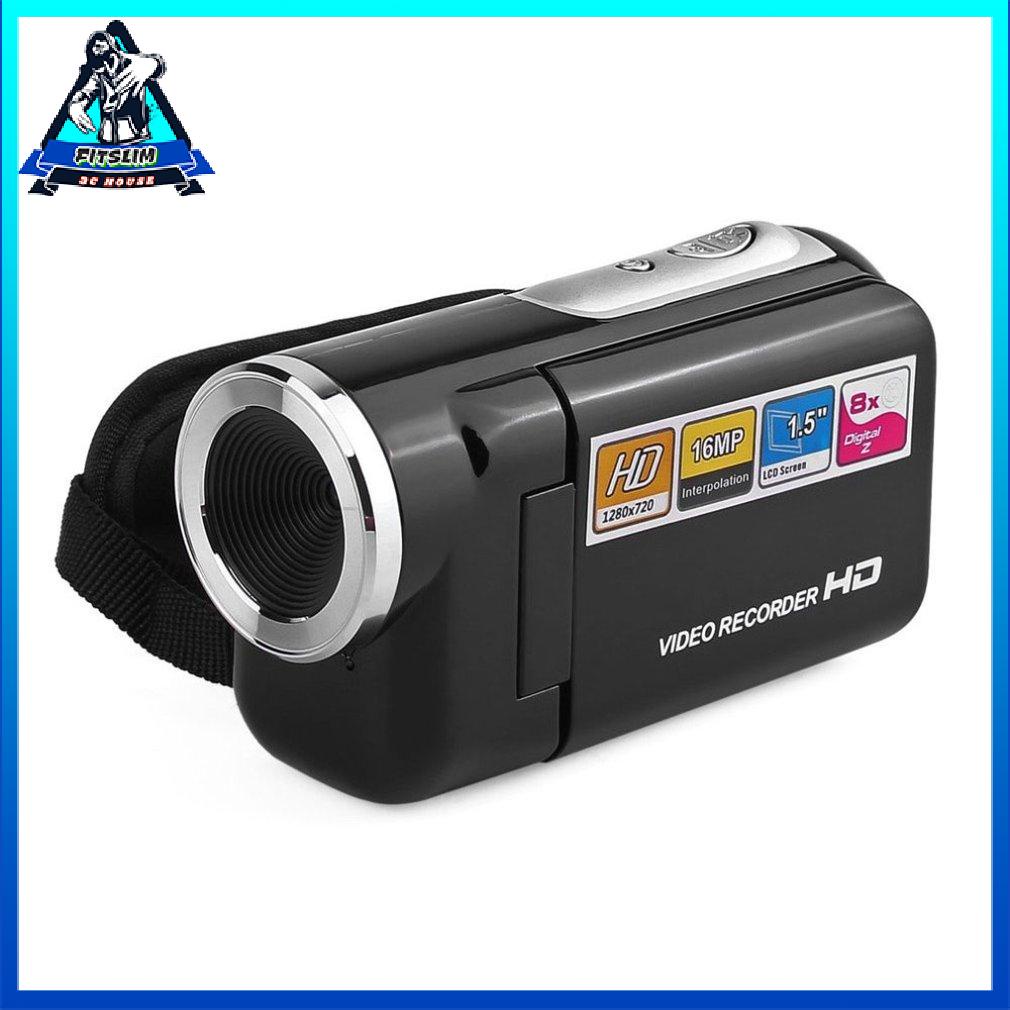 Dv180 Camera Black 16Mp Mini Video With 1.5" Tft Screen 8X Digital Zoom