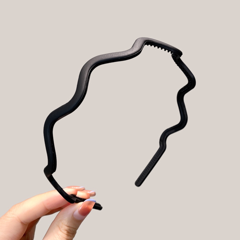 1 Băng Đô Đen Co Giãn Phong Cách Hàn Quốc Thanh Lịch Cho Nữ