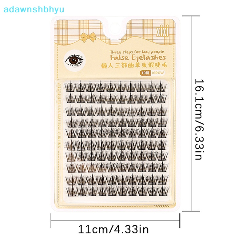 Adawnshbhyu Hộp Lông Mi Giả 12mm Nối Mi Tự Nhiên