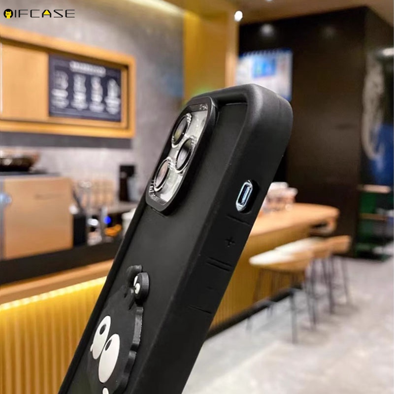 Ốp Điện Thoại Mềm Màu Trắng Đen Hình Bùi Nhùi 3d Cho oppo reno 7 5 pro lite 7z 6 4 se 5z 4z 5g r17 r15 f11