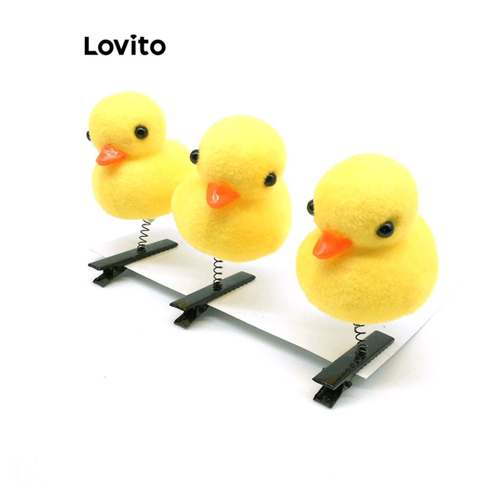 Lovito Kẹp Tóc Cơ Bản Đơn Giản Dễ Thương Cho Nữ LNA28007