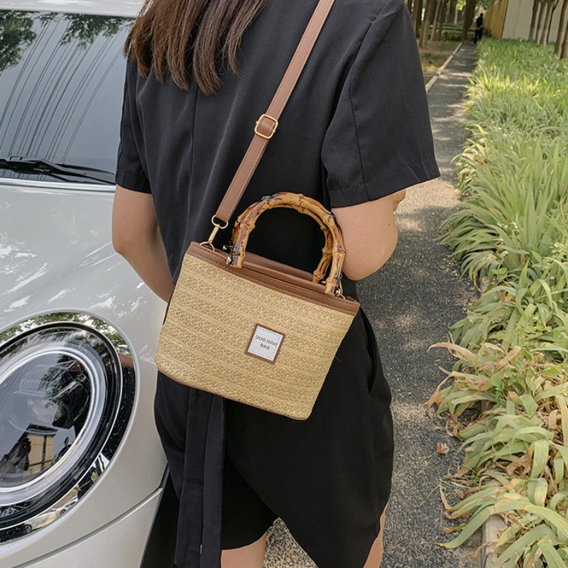 Túi cói Bằng Sợi Rơm Thời Trang Dành Cho Nữ