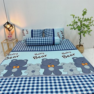 Bộ ga gối thun lạnh mẫu Gấu Bear mới (4 màu) đủ kích cỡ may theo yêu cầu -  mền ga gối thun/ chăn ga gối Minh Anh