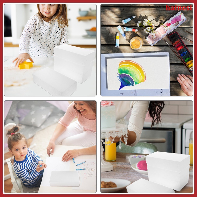 Bộ 4 Khối Xốp Hình Chữ Nhật Trang Trí Đám Cưới