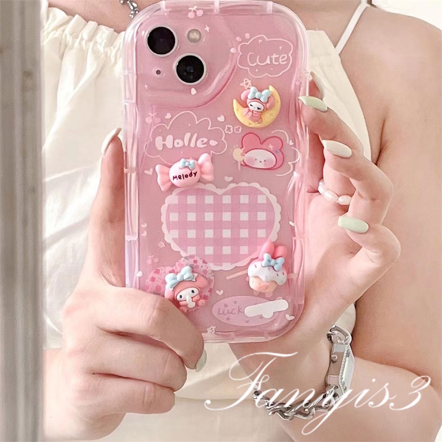 Ốp Điện Thoại Silicone tpu Mềm Gợn Sóng 3d Hoạt Hình Cho iphone 15 14 13 12 11 pro max x xr xs max 8 7 6s plus se 2020