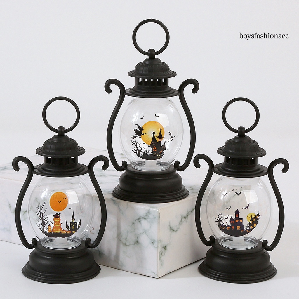 Boysfashionacc Đèn Lồng led Năng Lượng Mặt Trời Bền Dễ Dàng Thay Thế Trang Trí Tiệc halloween