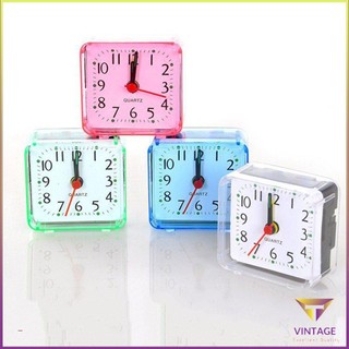 Square Crystal Alarm Clock Watch Bedside Office Electronic [Z/5]