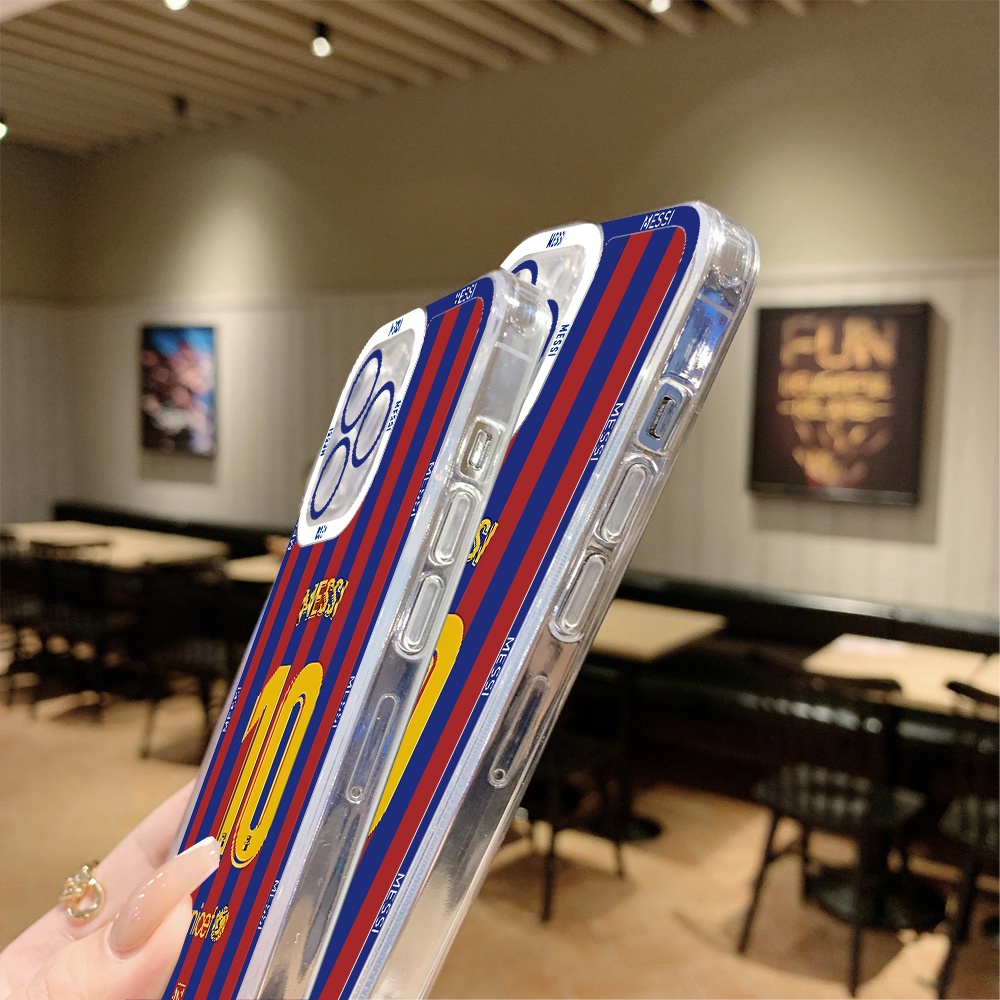 Ốp Điện Thoại tpu Mềm Hình Ngôi Sao Bóng Đá messi jersey Cho iphone 6 7 8 plus x xs max xr 11 12 13 14 15 mini pro max