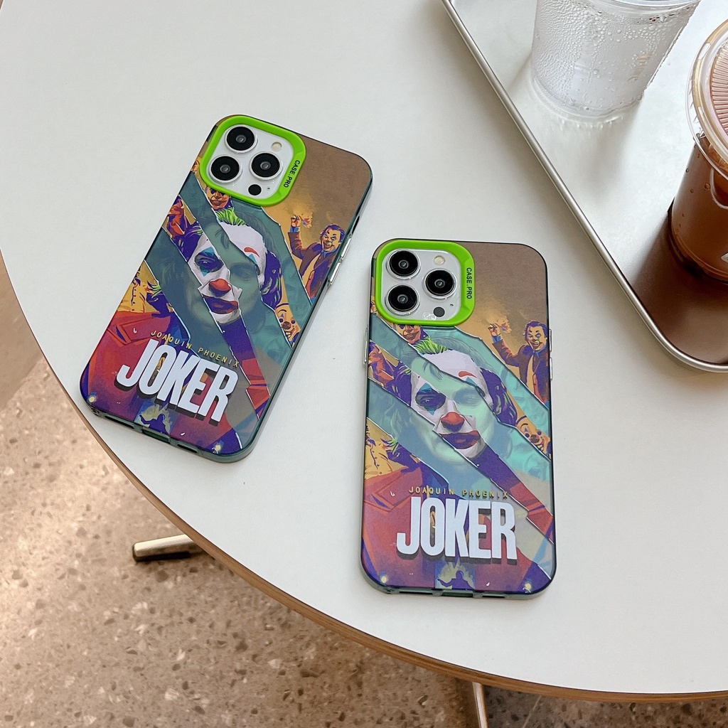 Hoạt Hình Ốp Điện Thoại Chống Rơi Hình joker Cho iphone 15 14 13 12 11 pro max
