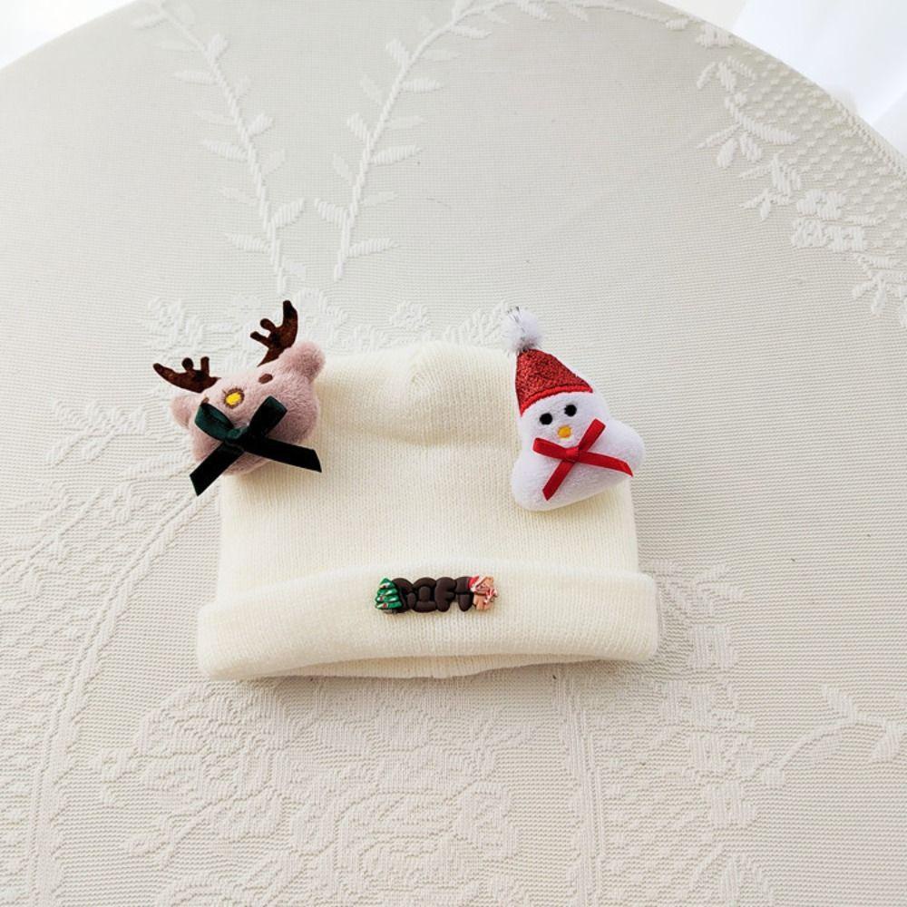 Mũ Len cotton 20cm Màu Kẹo Ngọt Họa Tiết Động Vật Hoạt Hình Dễ Thương