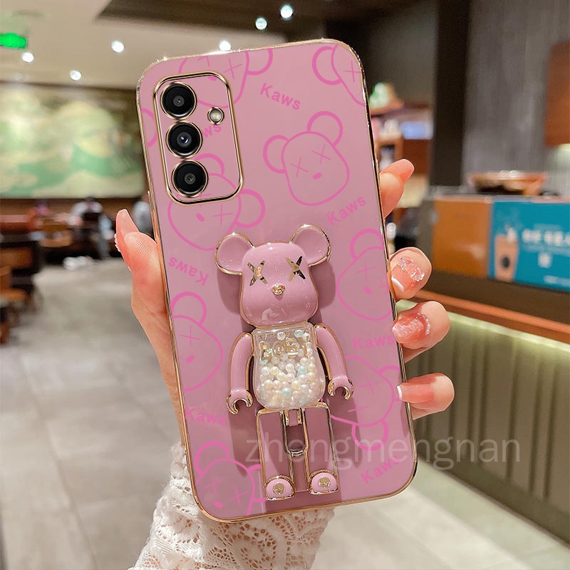 ốp lưng Samsung A13 5G A14 4G A14 5G A24 4G A25 5G A34 A54 3D Violent Bear Bracket TPU Chống sốc sof