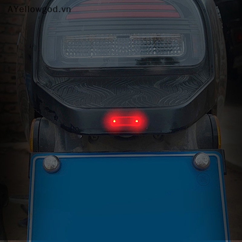 Ayellowgod Đèn led mini Cảnh Báo An Ninh Không Dây Sử Dụng Năng Lượng Mặt Trời Ban Đêm vn