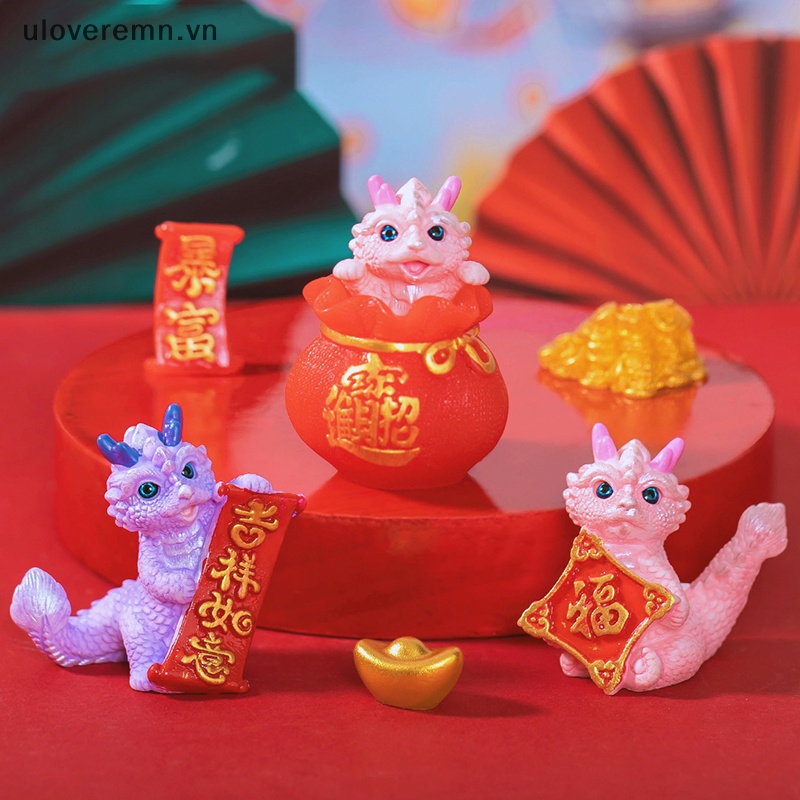 Uloveremn Tượng Rồng mini Dễ Thương Trang Trí Năm 2023