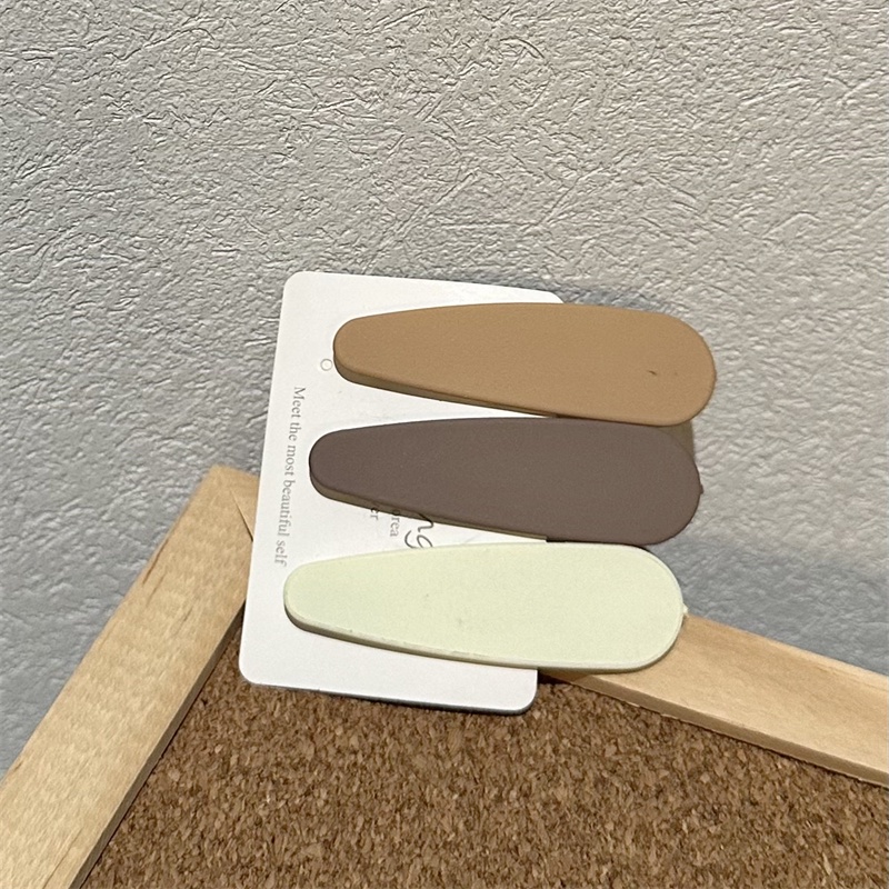 Bộ 3 Món Gồm Kẹp Tóc / Kẹp Tóc / Kẹp Tóc / Băng Đô Màu Nhám Cho Bé Gái