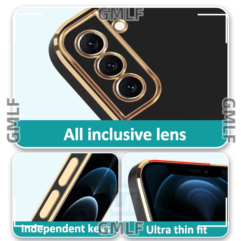 Ôp Điện Thoại Silicon Tráng Gương 6d Lấp Lánh Sang Trọng Cho samsung galaxy m42 m52 m53 m32 m33 m23 5g Ốp