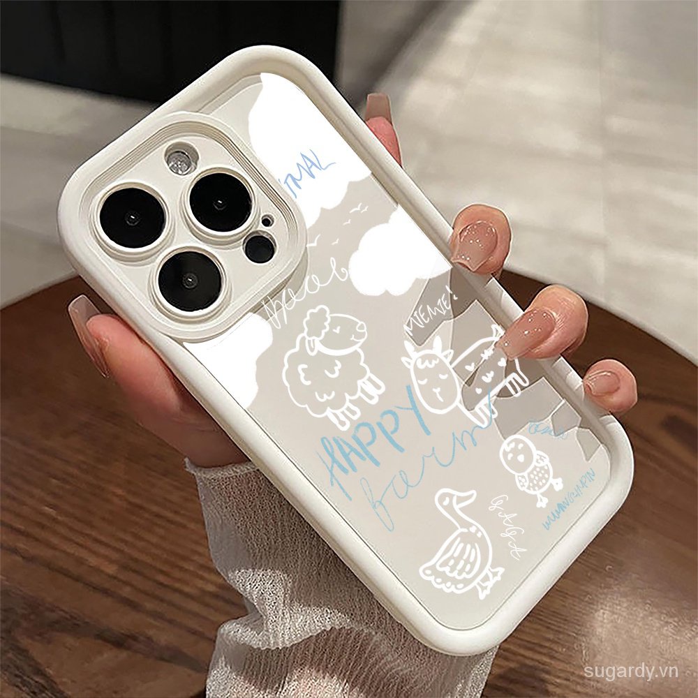 Ốp Điện Thoại Hình Vịt Cho iphone 15promax 15pro 14promax 13promax 15 14 13 12 11 pro max xr xs max 14plus 15plus 7 8 plus