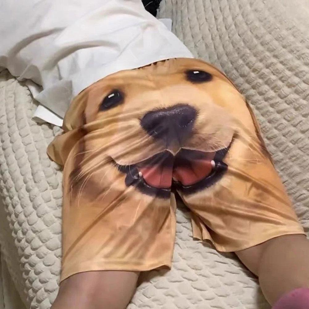 Quần Đùi Đi Biển q3z9 Họa Tiết Hoạt Hình Cún Vui Nhộn Sáng Tạo Thời Trang Cho Nam