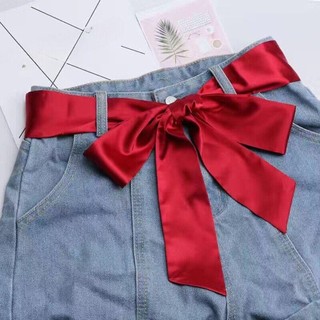 KAMQEN Khăn Quàng Cổ Lụa satin Thắt Eo Trang Trí Cho Cô Dâu
