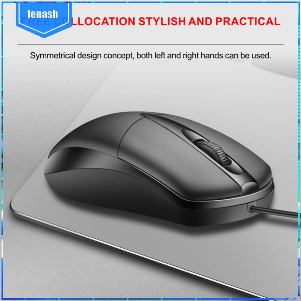 Chuột Quang Chơi game 1000Dpi 3 Nút Bấm Có Đèn led Kết Nối usb Cho pc / laptop