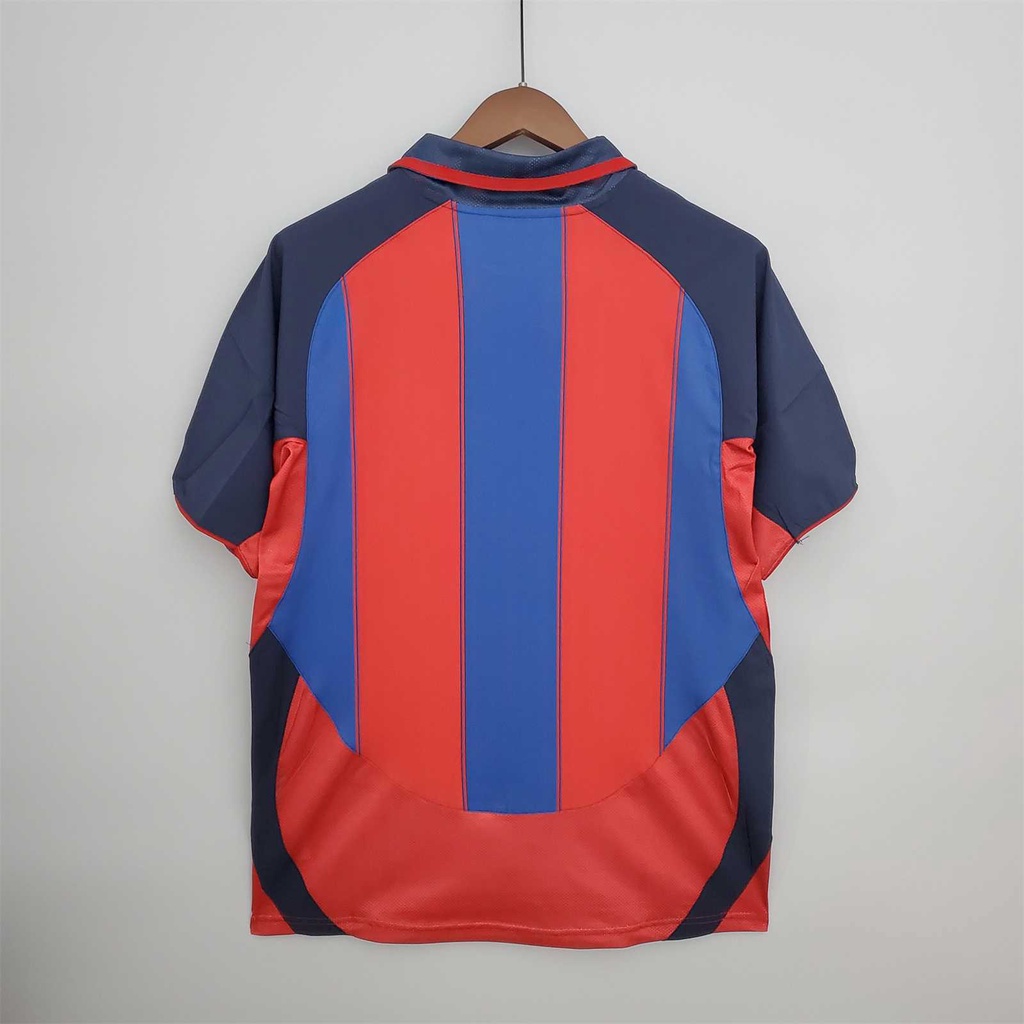 Áo Bóng Đá Chất Lượng Cao Phong Cách vintage 2003-04 barcelona 2003-04