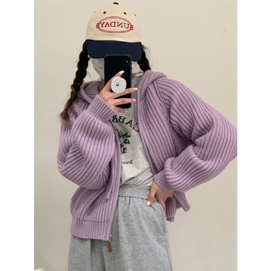 Áo Len áo khoác cardigan áo cardigan Thời trang hàn quốc