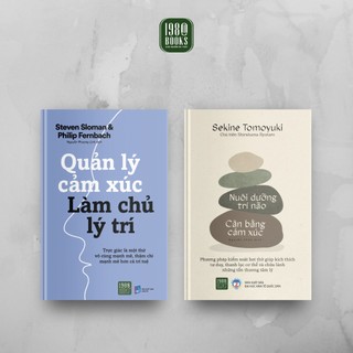 Sách - combo 2 cuốn quản lý cảm xúc làm chủ lý trí + nuôi dưỡng trí não, cân bằng cảm xúc
