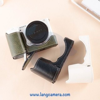 Bao Da  Halfcase Máy Ảnh Sony ZV-E10 Mẫu Mới