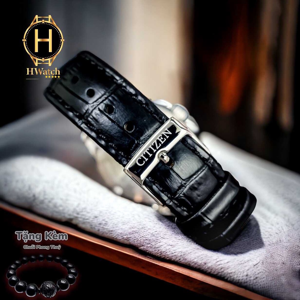 Đồng Hồ Nam Automatic NH8350-08B Dây Da Vỏ Trắng Hiện Đại