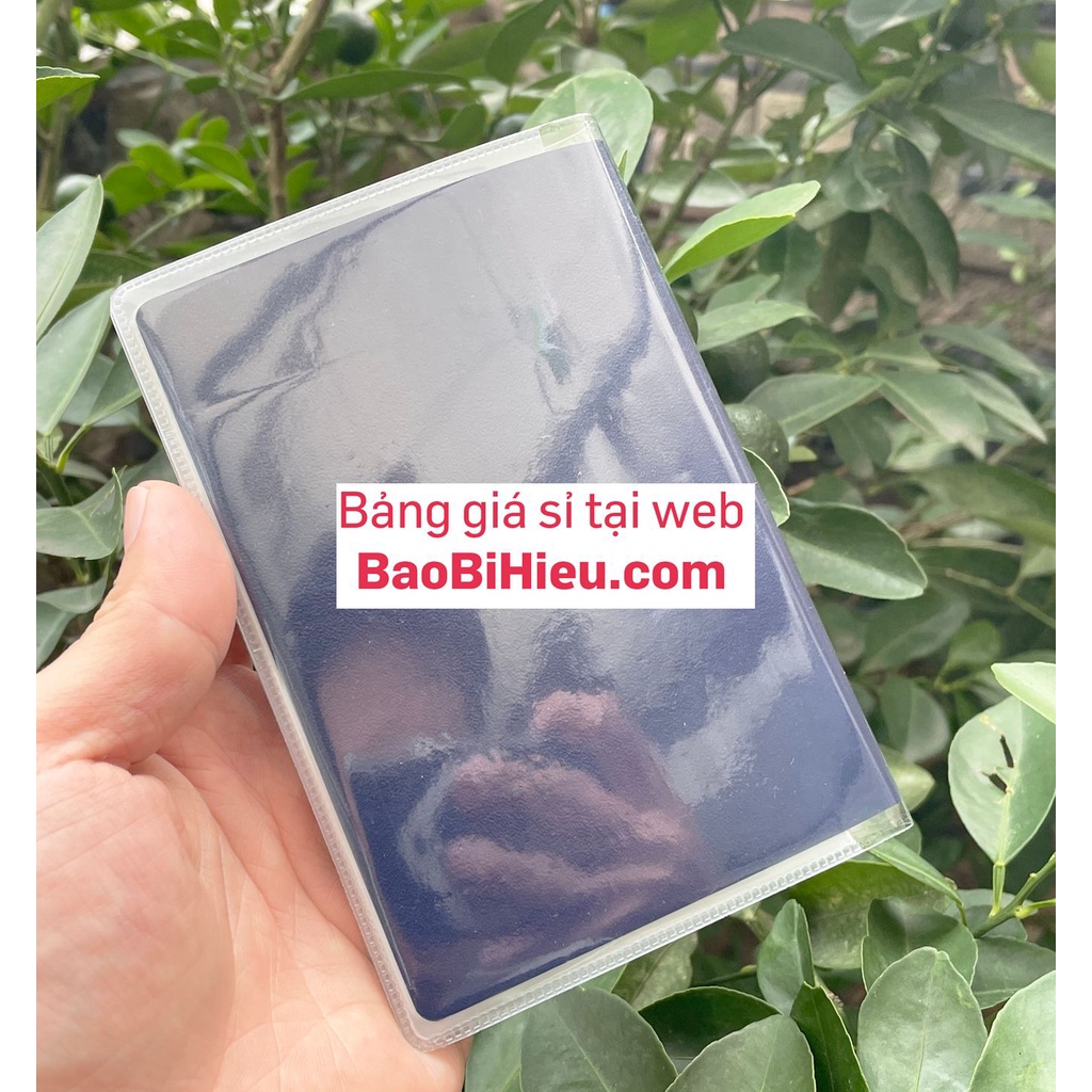 Combo 20 bao passport  nhựa dẻo trong PVC bamarau B132