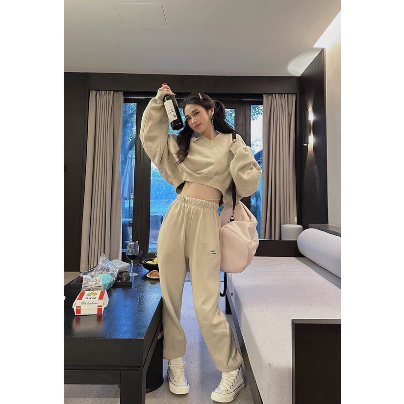 Set bộ thêu 3 màu tay dài