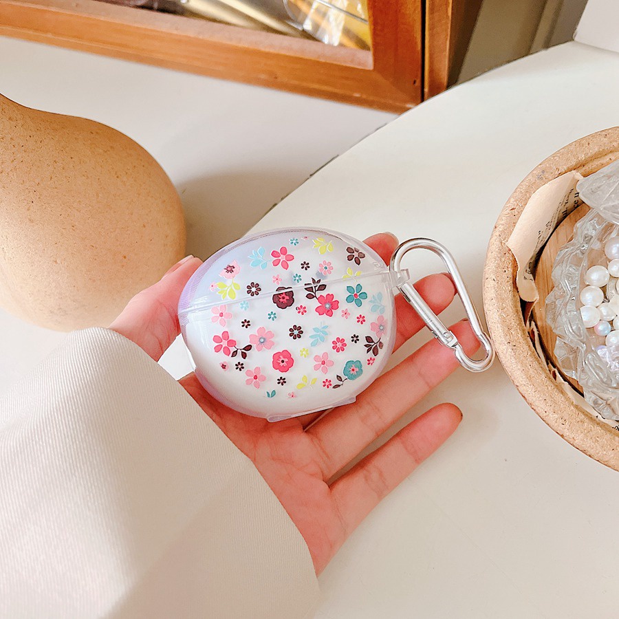 Vỏ Bảo Vệ Hộp Sạc Tai Nghe oppo enco air / air2 / 2i / air2pro oppo enco air 2i Bằng Silicon Họa Tiết Hoa tulip Nhiều Màu Xinh Xắn