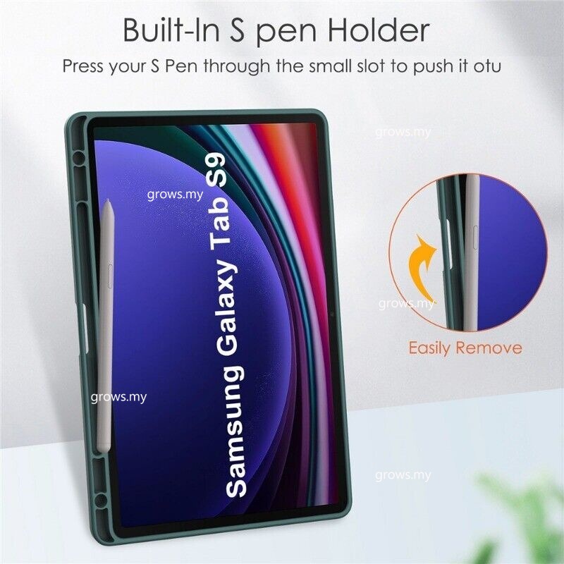 Bao Da Máy Tính Bảng Chống Sốc Cho samsung tab s9 fe + 2023 sm-J610 x710 s9 + s9 plus 12.4inch x810 s9fe 10.9 x510 Ốp