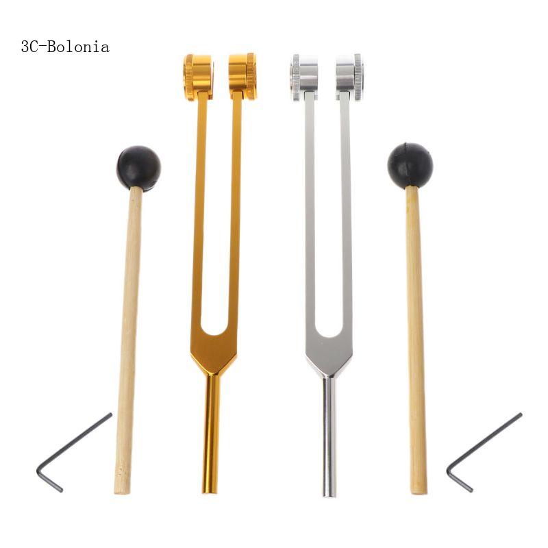 Bộ Dụng Cụ Điều Chỉnh Âm Thoa Bằng Hợp Kim Nhôm Bạc 128hz