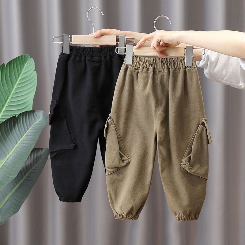 Quần Dài Phong Cách Hàn Quốc Thời Trang Xuân Thu Mới 2023 Dành Cho Bé Trai