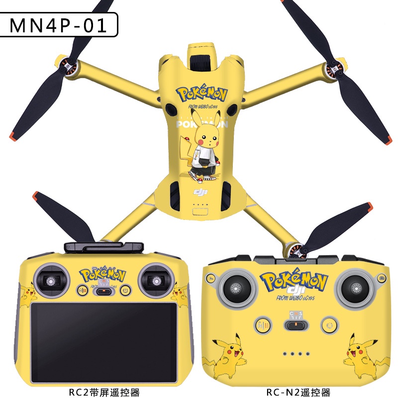 Phù Hợp Miếng Dán Thân Máy Bay Điều Khiển Từ Xa Dji mini 4 pro rc 2